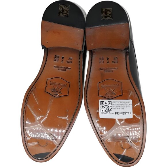 Anthony Veer Truman Men's Derby Lace-Up Leather Dress Shoes Black Size 7 - Picture 6 of 6